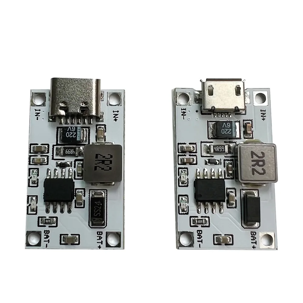 Micro/TYPE-C USB 2S 7.4V 8.4V Lithium Battery Charging Module USB Booster Charging Board 5V 2A to 8.4V Charging Two Batteries