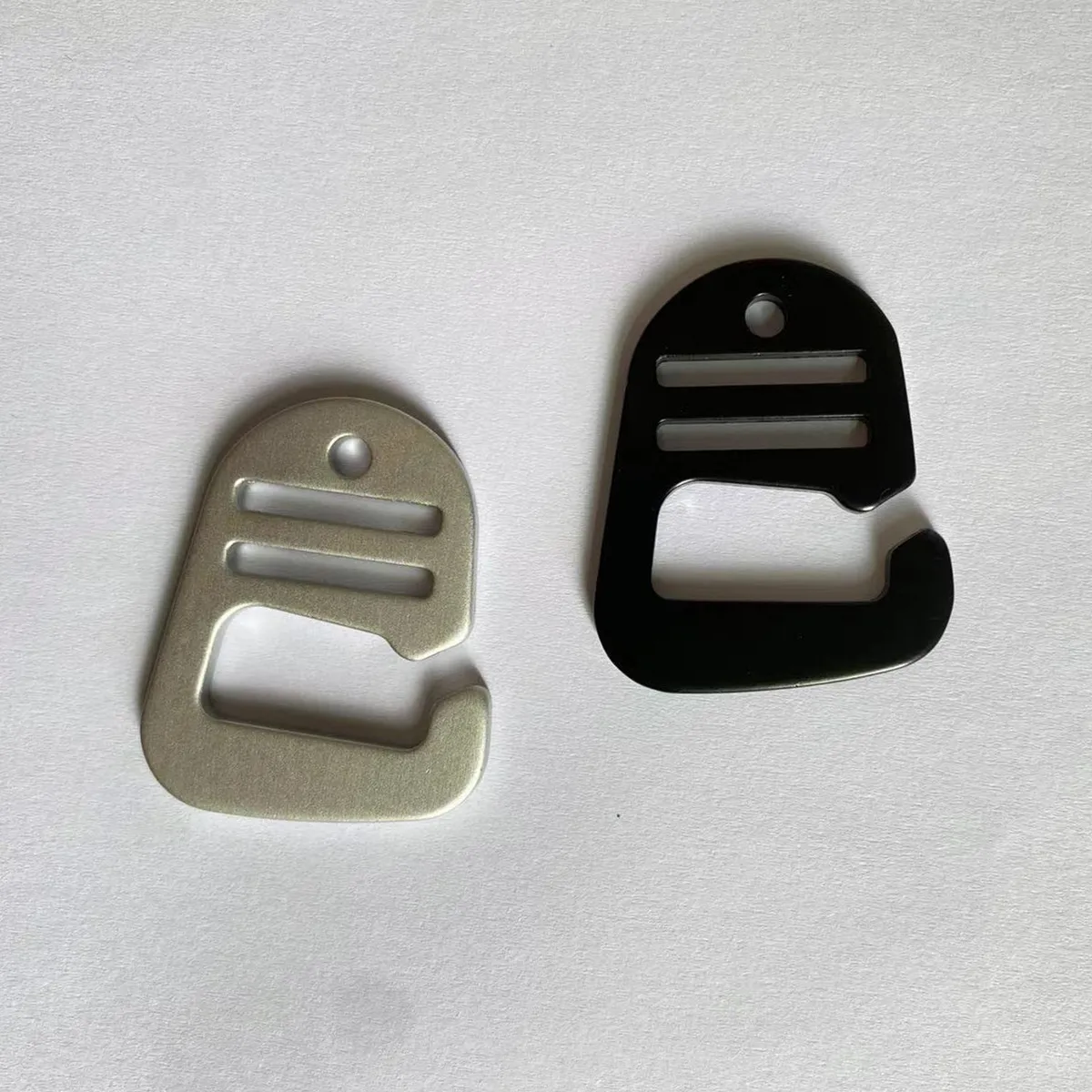 Aluminum Alloy Metal Release G Hook Buckles, Belt Side Strap Adjusters, Backpack Webbing, Pet Bag Webbing, Inner Diameter 20mm