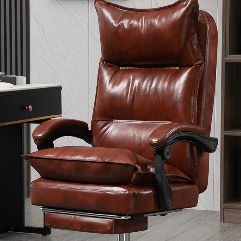 Comfortable Executive Office Chairs Leather Ergonomic Wheels Organizer Work Chair Mobile Lounge Cadeira Gamer Office Furniture