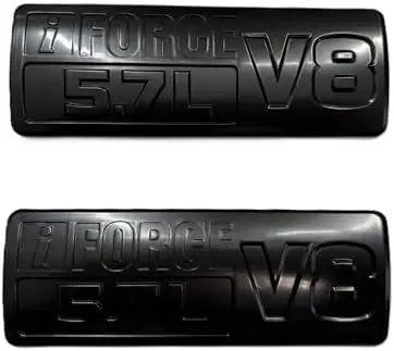 

2 шт. 3D-эмблемы 5.7L для Pro (матовый черный)