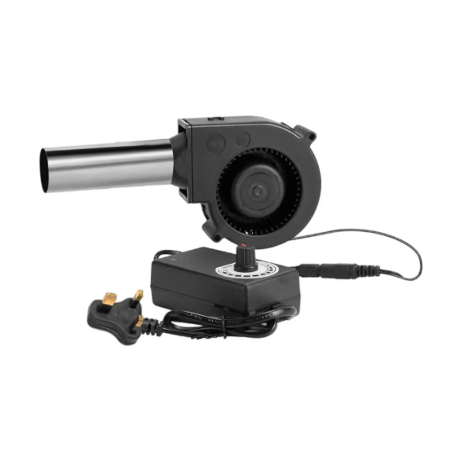 

BBQ Blower Fan Air Blower UK Standard Adjustable Speed with Tube Barbecues Fire