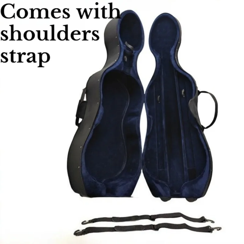 Oxford Cloth Cello Storage Box Thickened Padded Portable Shoulders Movable Shockproof Cello Case Musical Instrument Accessory image 3