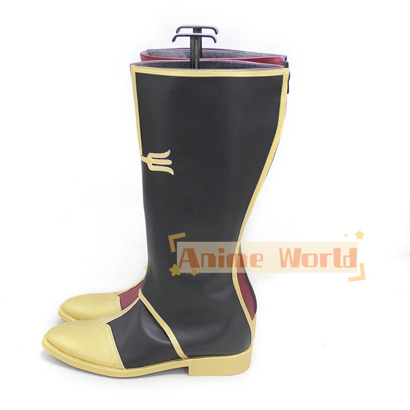 New Game  Arcane Silco Cosplay  Shoes Boots Halloween Costume Accessories Props