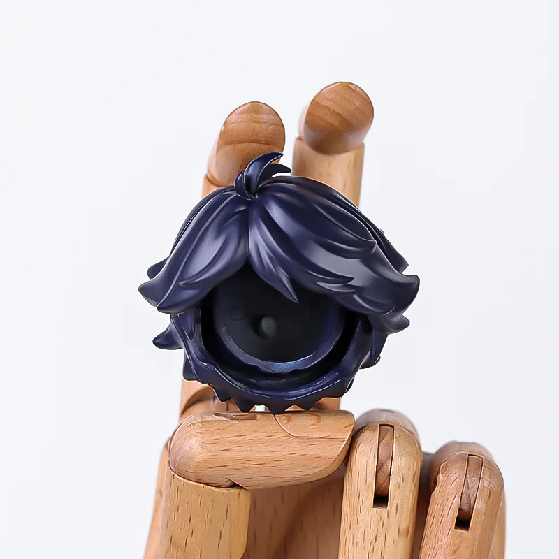 Ob11 boneca de plástico substituição de cabelo cabeça molde acessórios para obitsu11 gsc corpo 1/12 bjd cabeça escudo boneca corpo menino menina