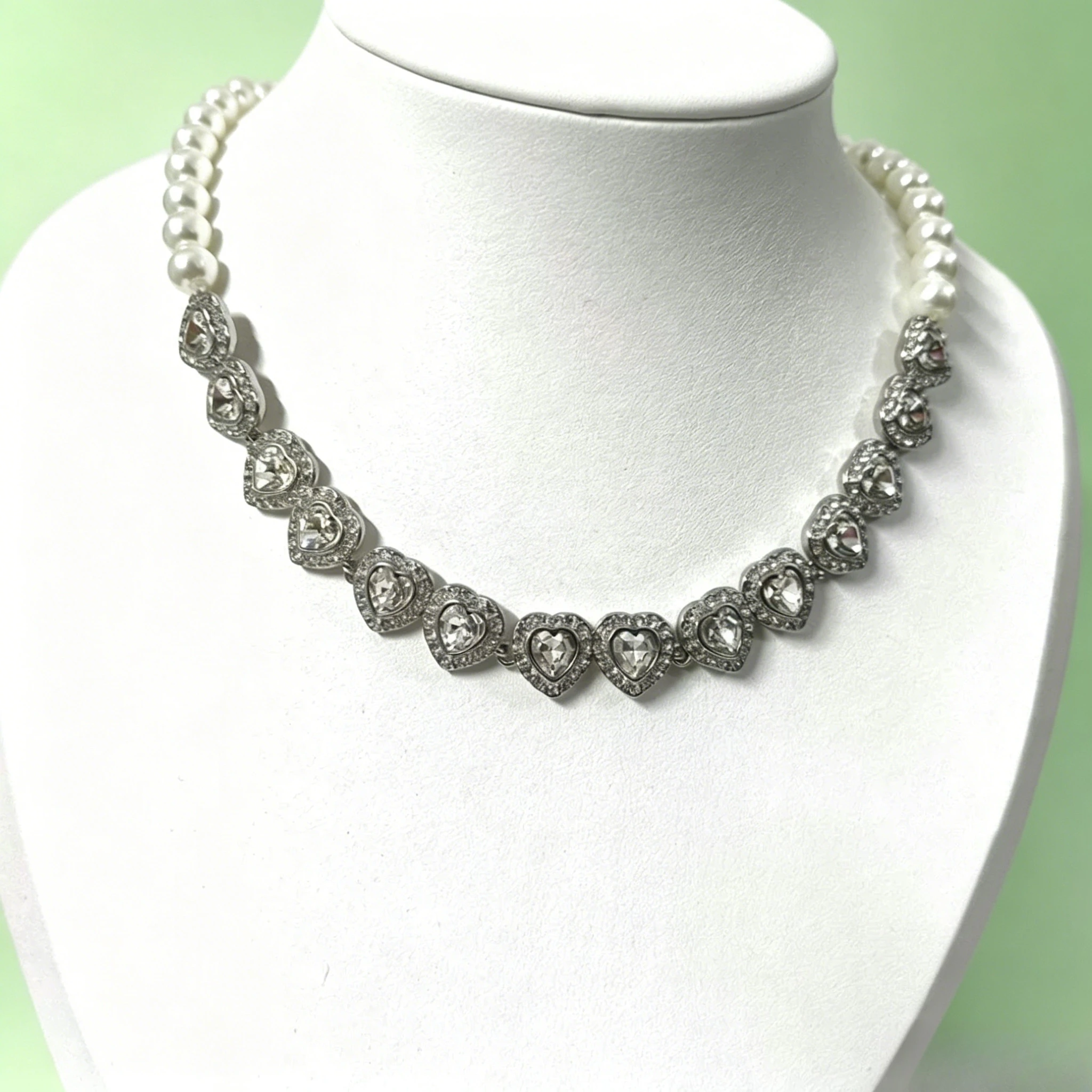 2026 Good Brand Silver Color Ariana Grande Tennis Necklace Women Romantic Luxury Gift Jewelry Set Jewelry Sets view 3