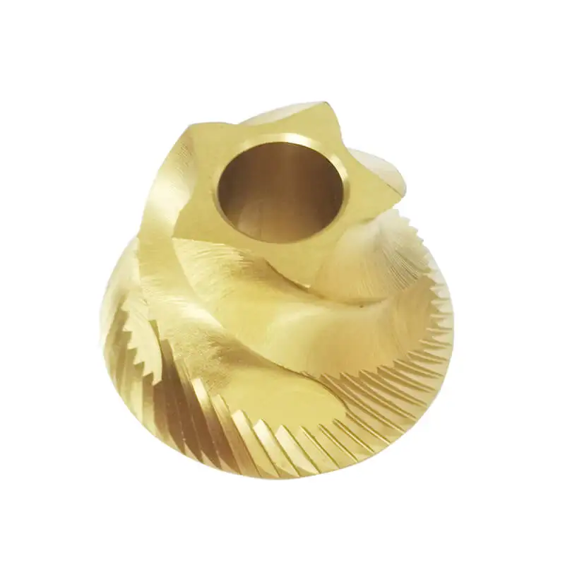 Factory Stainless Steel Titanium Coated Conical Burr Coffee Grinder Replacement Cutter Parts