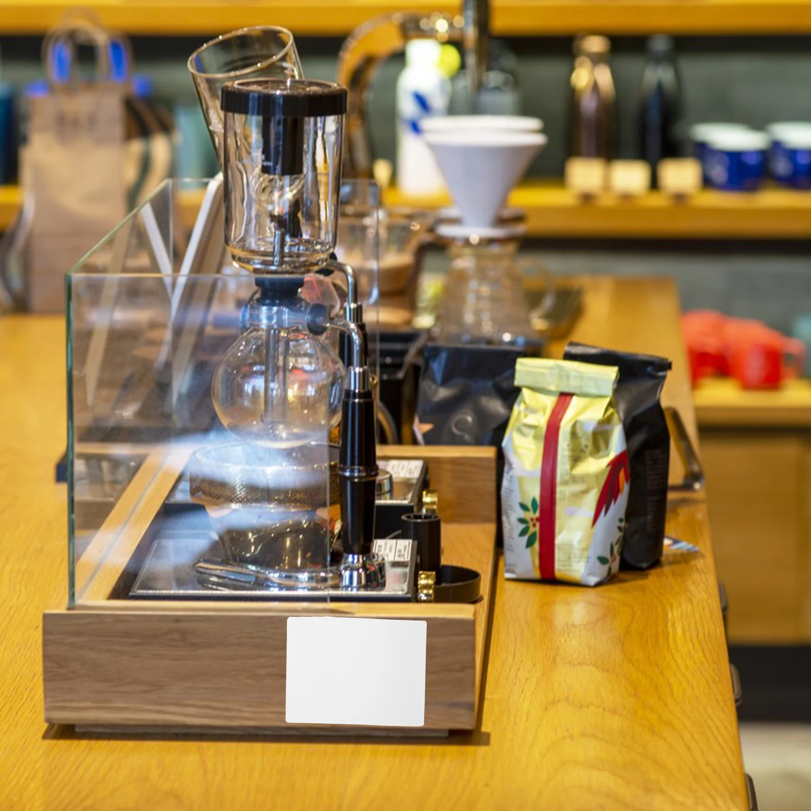 1 لفة ملصق حراري قابل للطباعة ملصقات بريدية كبيرة فارغة ورق لاصق ذاتي لعلامات أسعار عنوان الطابعة #3