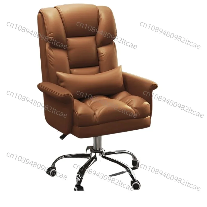 Big and Tall Office Chair  Leather High Back Executive Office Chair with Foot Rest  Ergonomic Office Chair Lumb