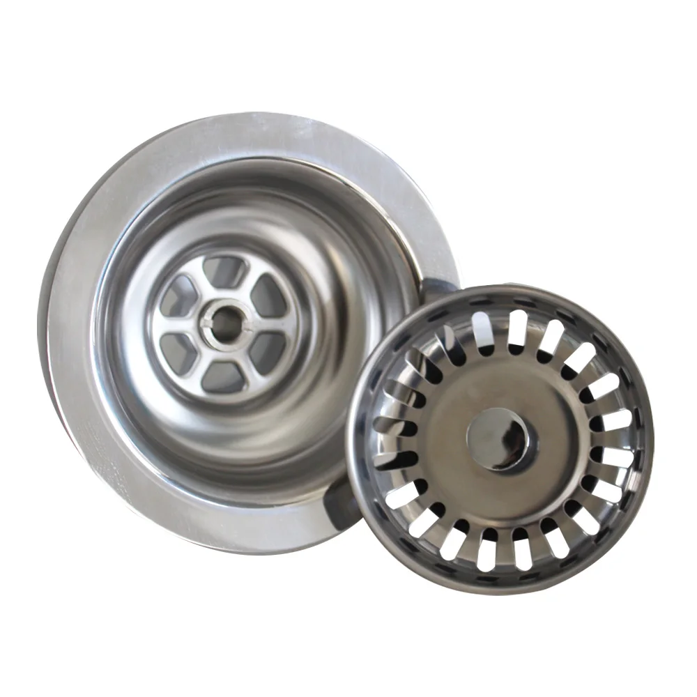 Talea-Stainless Steel Kitchen Sink Drain, Tigela Tipo Filtro, Shell plástico, XK223C048