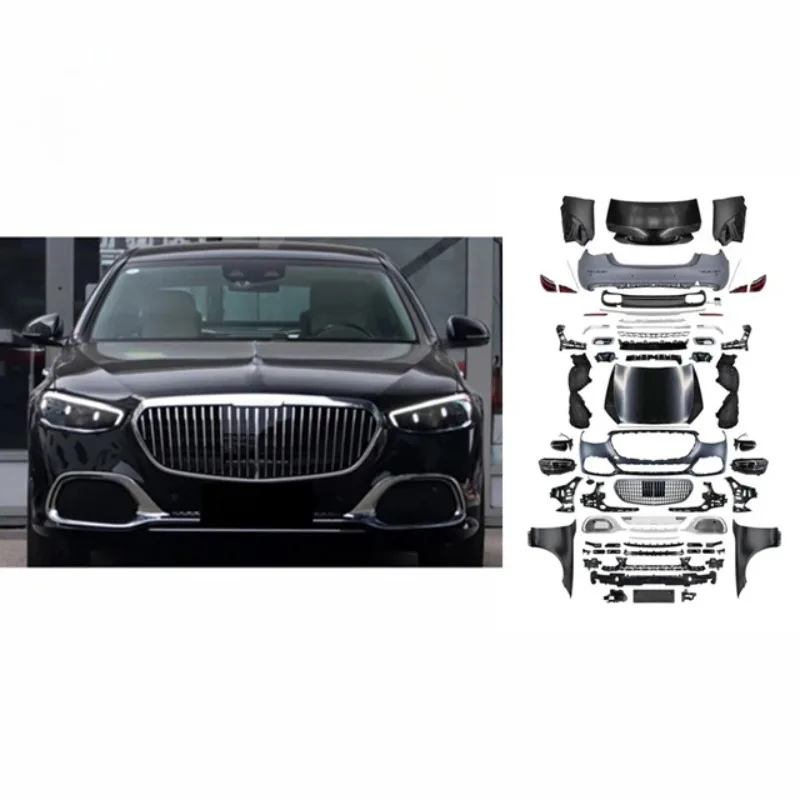 

For Mercedes Benz W221 S Class Upgrade 2008-2013 W223 MBH BodyKit Front Rear Bumper Grille Spoiler Side Skirt Fender Bumper Kits