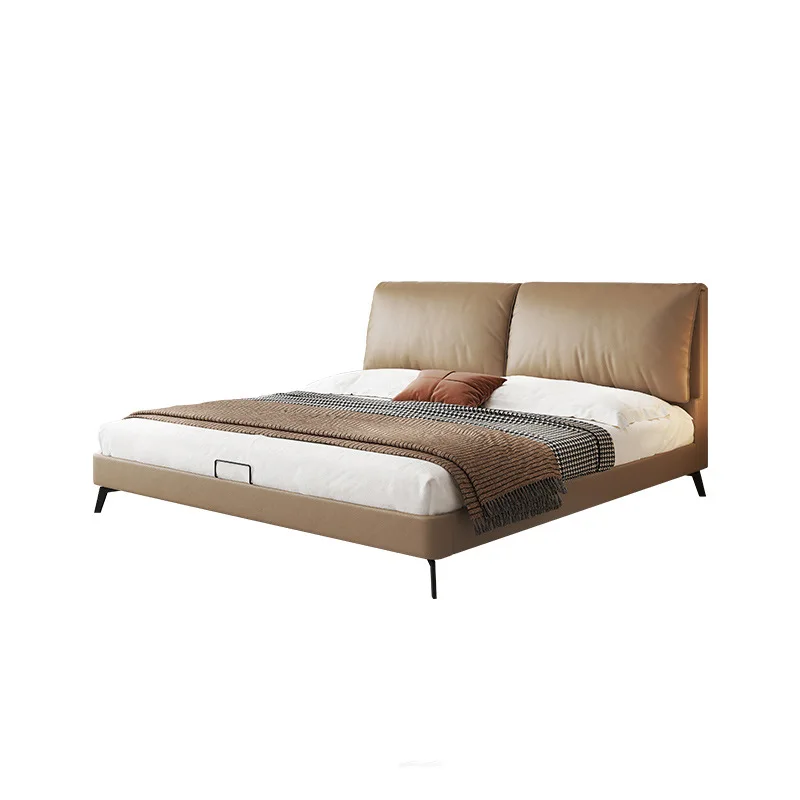 

Italian style, minimalist, genuine leather, master bedroom, double, minimalist modern, wedding bed