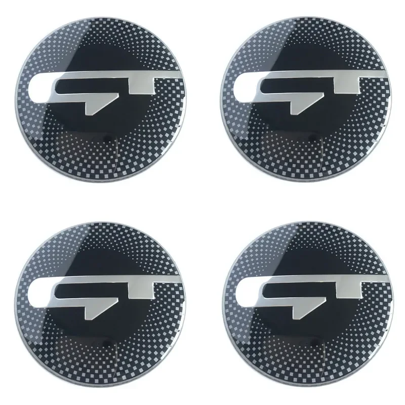 7 Pieces Per Set GT Logo Front Hood Rear Boot Steering Wheel Auto Hub Center Sticker Emblem Badge for KIA Stinger