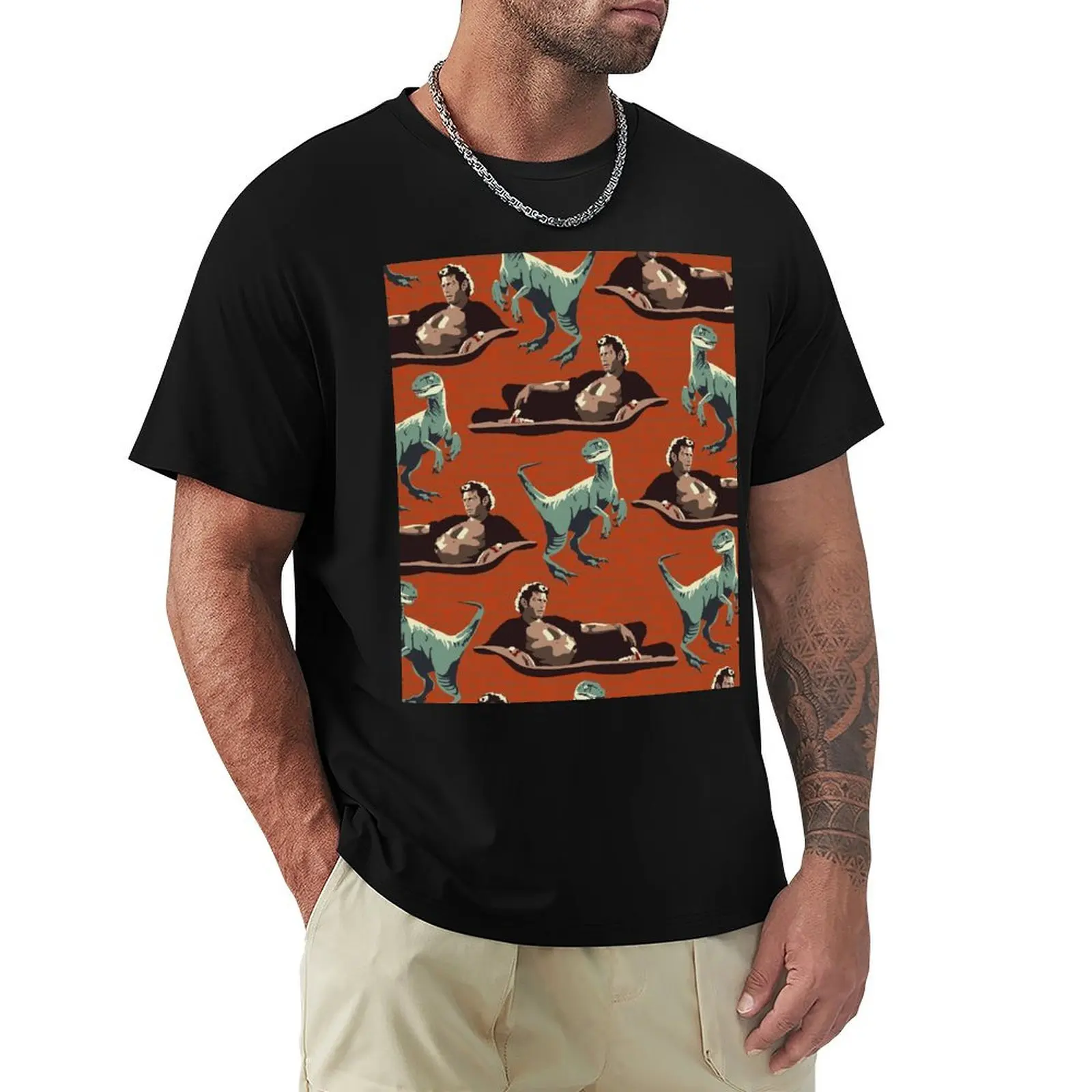 Jurassic Geniuses T-Shirt Basic Solid Color Casual Tee Shirt