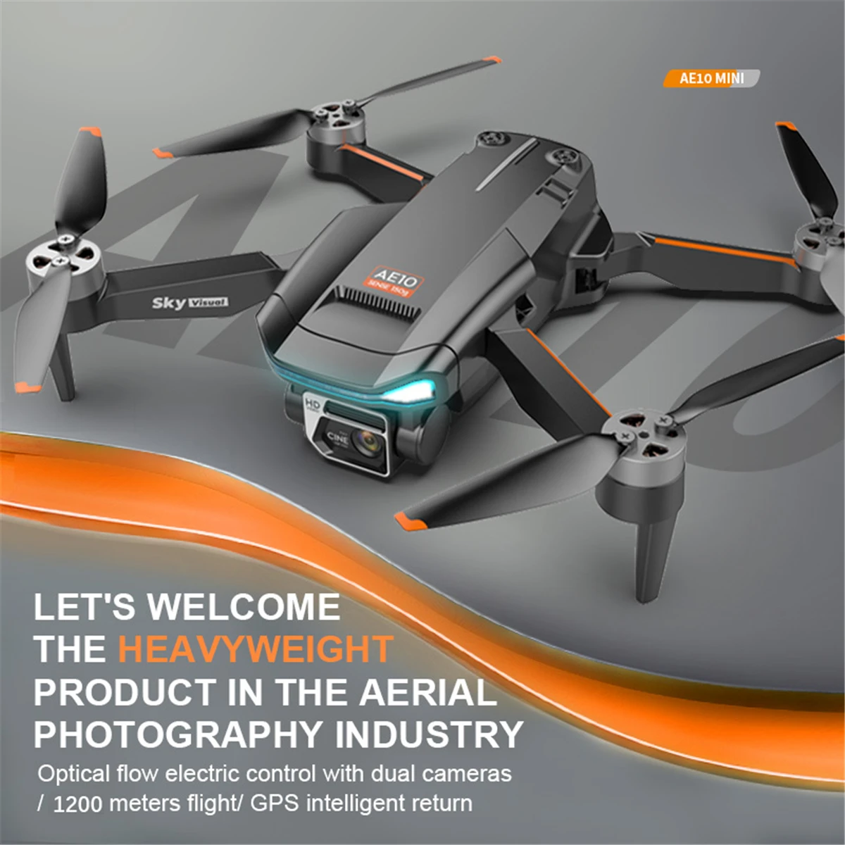 AE10 MINI 4K Camera Drone Professional GPS Optical Flow Remote Control Dron FPV Brushless Motor RC Quadcopter Drones