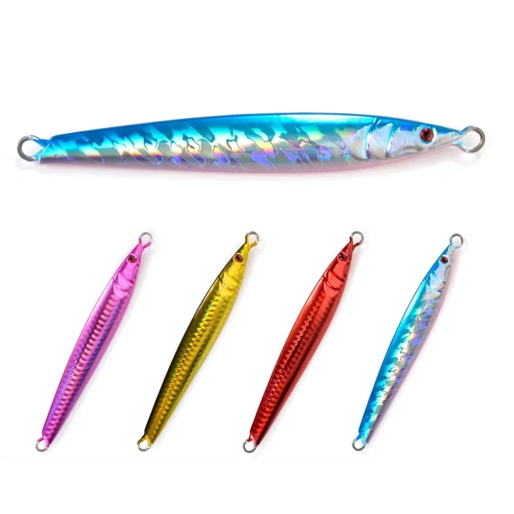 

Luminous Metal Jig Fishing Lure 3D Eyes 100g 120g 150g 200g 250g 300g Jigging Hard Artificial Bait Deep Sea Fishing Accessories