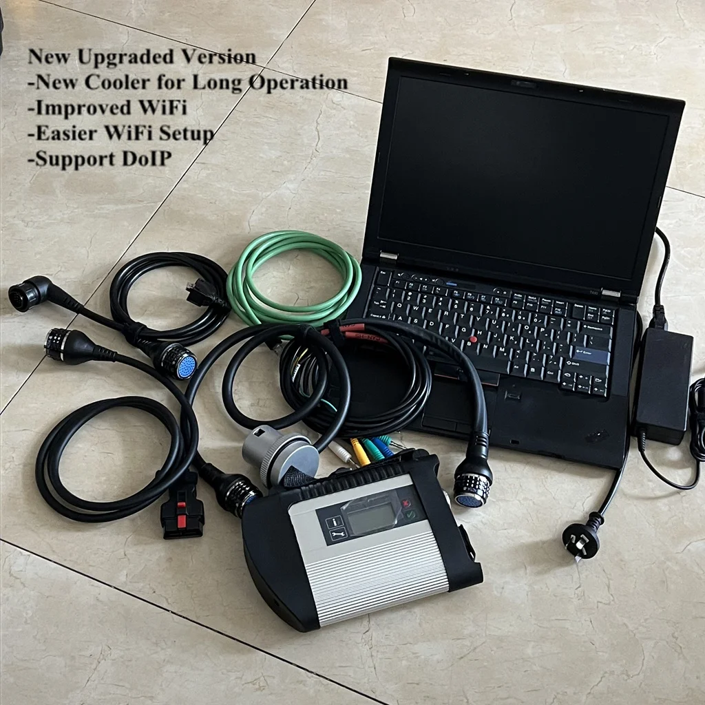 

Полный чип с процессором T410 i5 ПК WIFI MB STAR C4 DoIP SD Connect Compact 4, программное обеспечение 06/2025, мультиплексор, диагностический инструмент для автомобиля