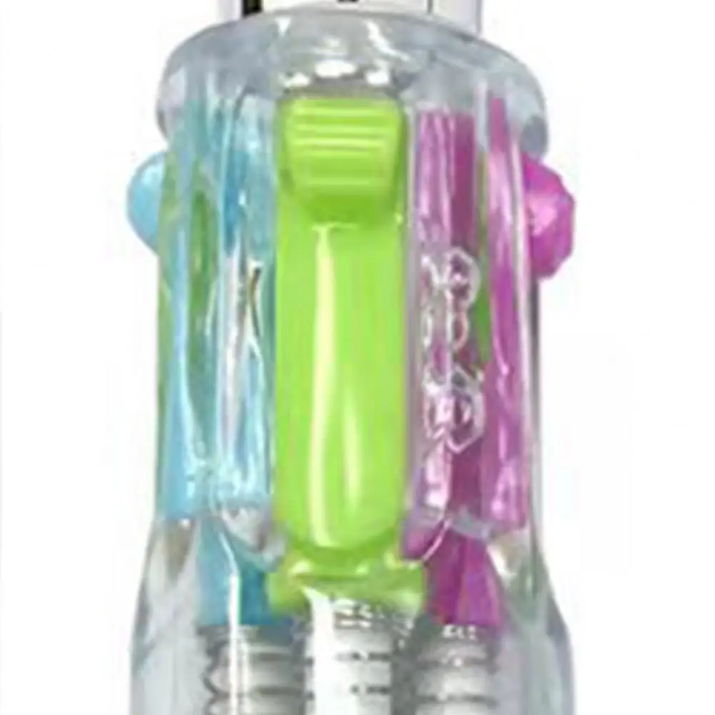 Caneta Esferográfica Retrátil Frisada, 4 Cores, Caneta Gel Frisada, Papelaria Presente, DIY Beadable Canetas, Material Escolar