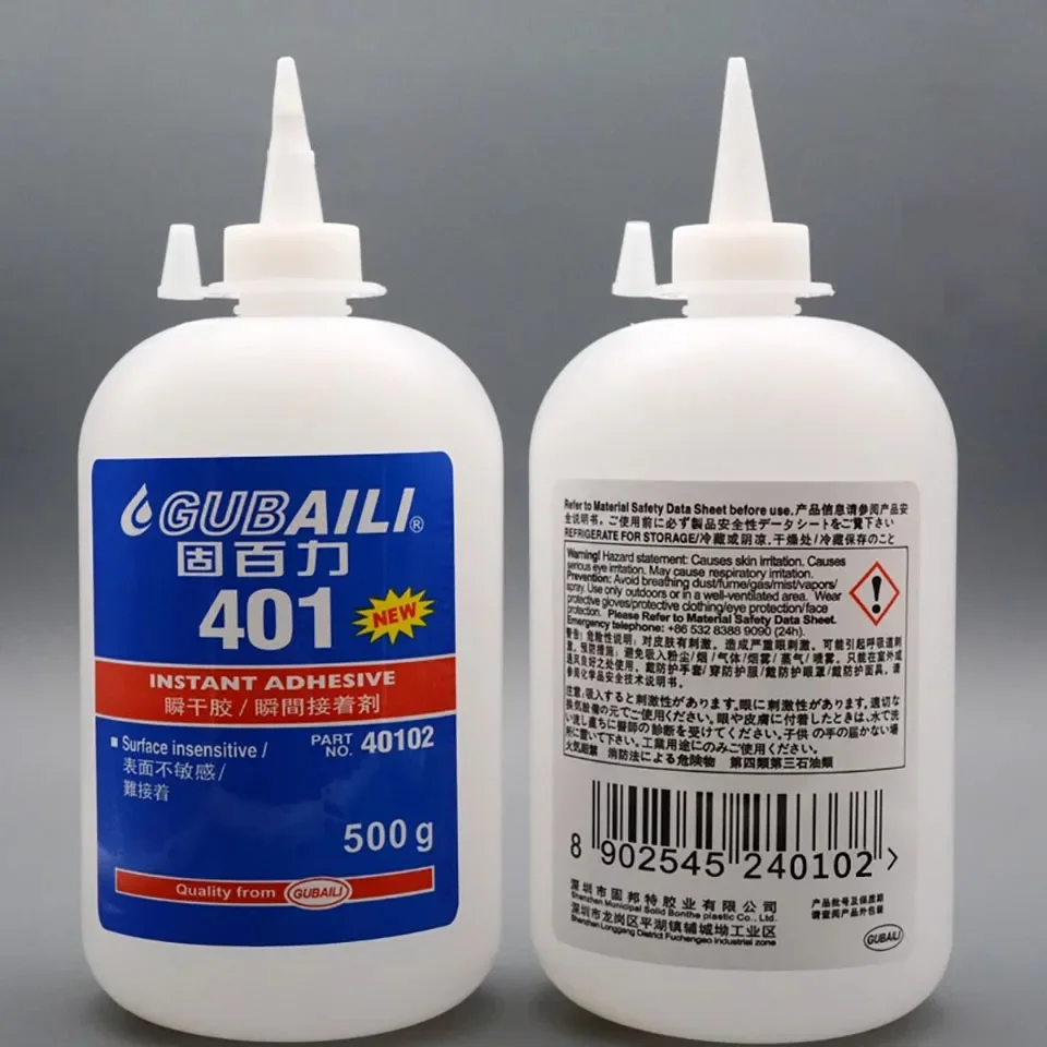 500g 1PCS  super glue 401 403 406 460 495 glue strong multi-functional adhesive plastic ceramic wood metal  Acrylic glue 500g 1P