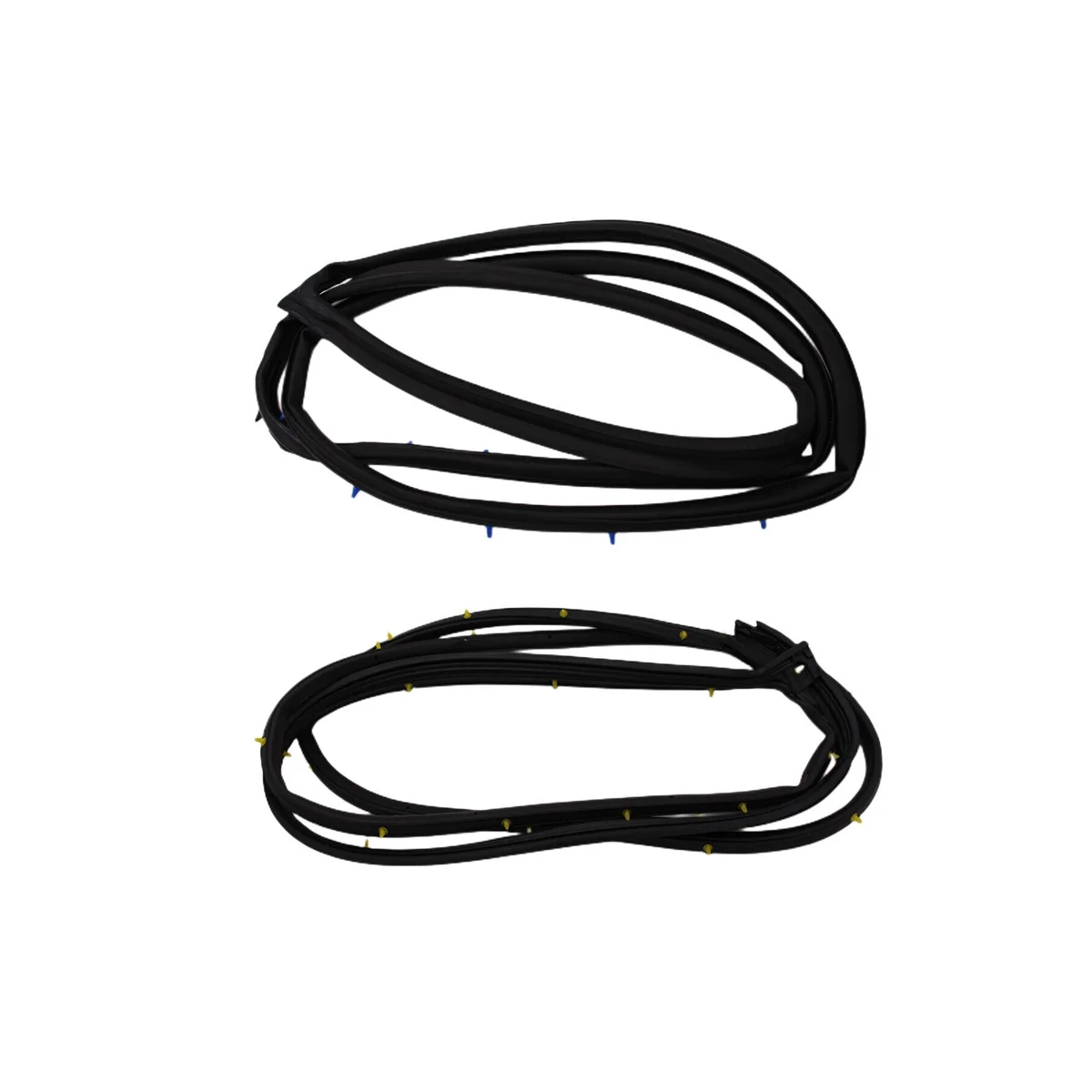 2Pcs Rear Left Right Side Door Weatherstrip Moulding Seal 72850-TA5-A02 72810-TA5-A02 for Accord Sedan