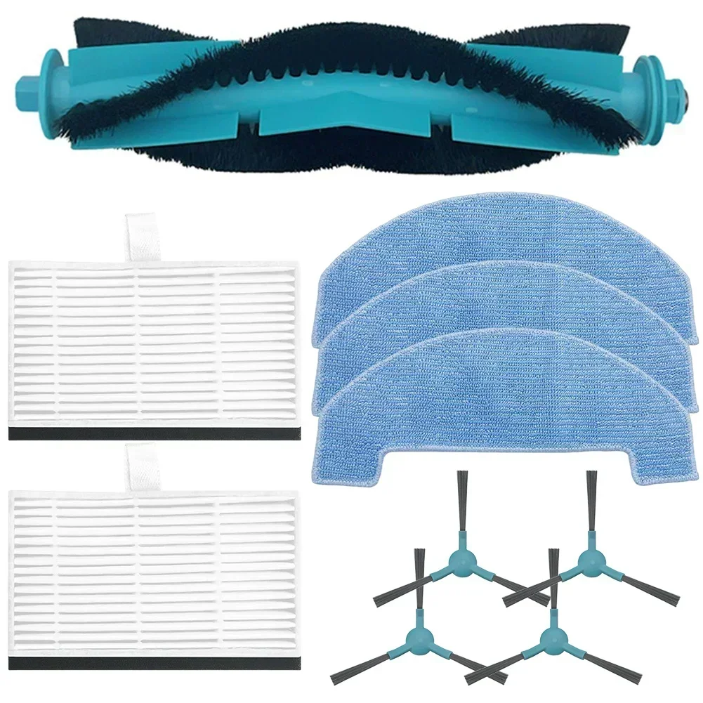 

Комплекты фильтров основной боковой щетки для робота-пылесоса Ultenic D10, запасные части, основные боковые щетки, фильтры, тканевая накладка для швабры