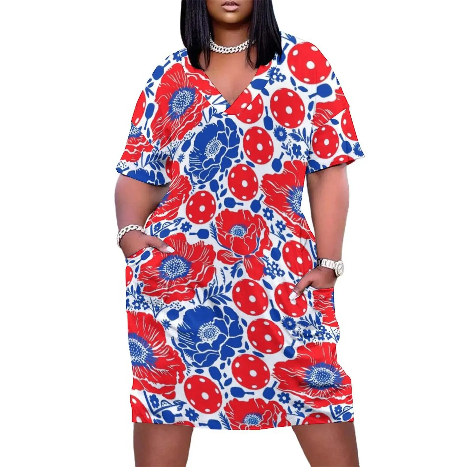 

Bloom ‘n’ Bounce Loose Pocket Dress luxury woman evening dress dresses summer woman 2025