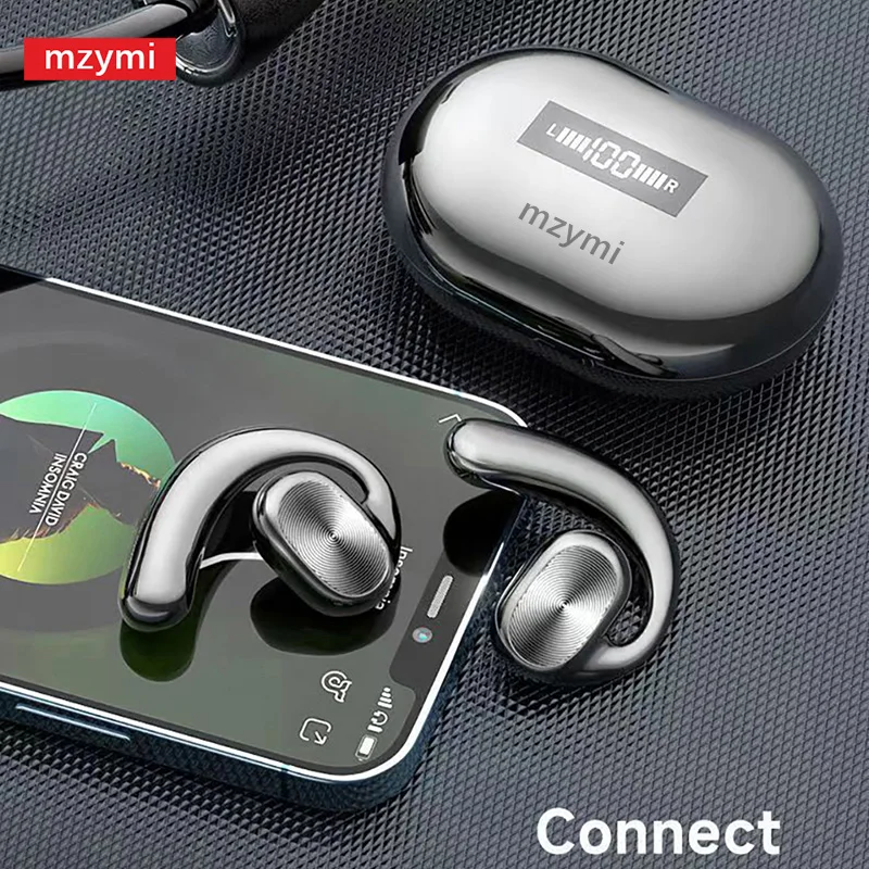 

mzymi J99 Bluetooth Earphones 9D Stereo Sound Wireless Headphones Ear Hook TWS Sports Headset OEM Waterproof Earbuds For XIAOMI
