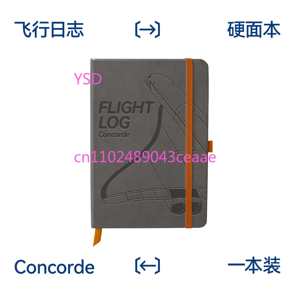 Flightlog hard book, flight log aviation enthusiasts flying friends civil aviation records Airbus