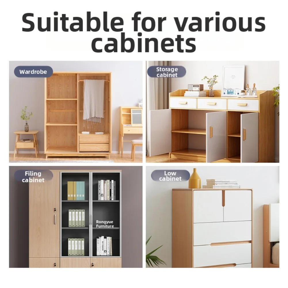 6 Set Anti Tipping Connectors for Furniture with Steel Cables and Iron Brackets for Securing Cabinets Dressers and TV Cabinets