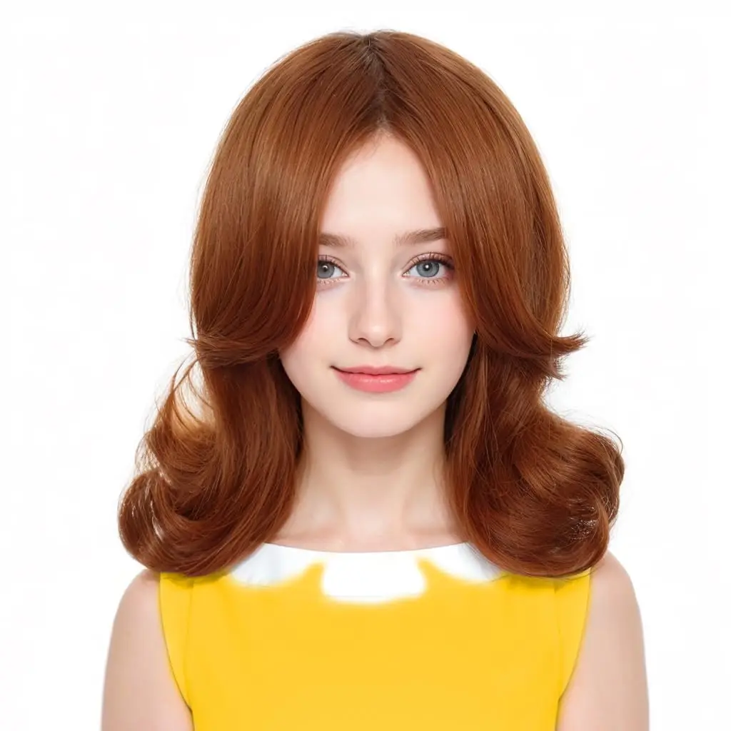 Land PrincessDaisy Wigs Curly Orange Princess Daisy Cosplay Costume Wigs Heat Resistant Synthetic Hair