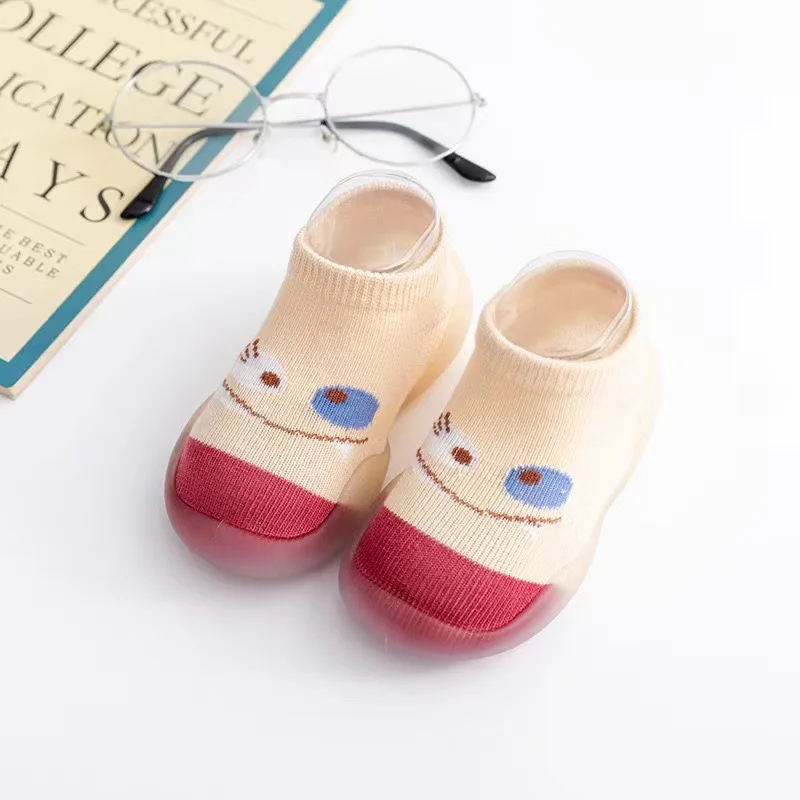 جوارب أرضية قطنية رقيقة للأطفال ، أحذية وجوارب مانعة للإنزلاق للتبريد الداخلي ، جوارب أطفال حديثي الولادة ، الصيف