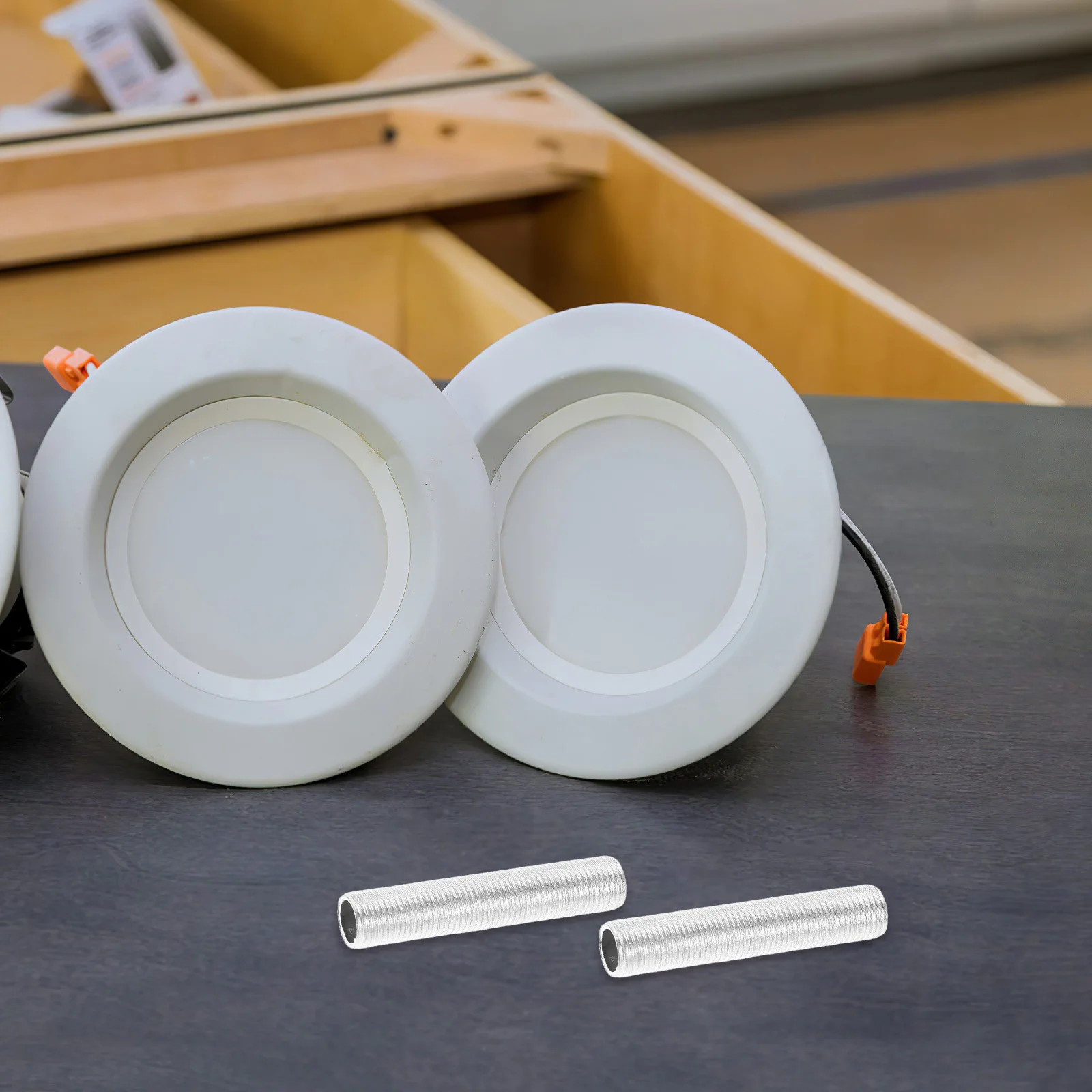 20 قطعة M10x5 الموضوع جوفاء مصباح الأنابيب الحلمة الحديد المجلفن لمصباح إصلاح الأنابيب موصل الثريات الشمعدانات الإضاءة #4