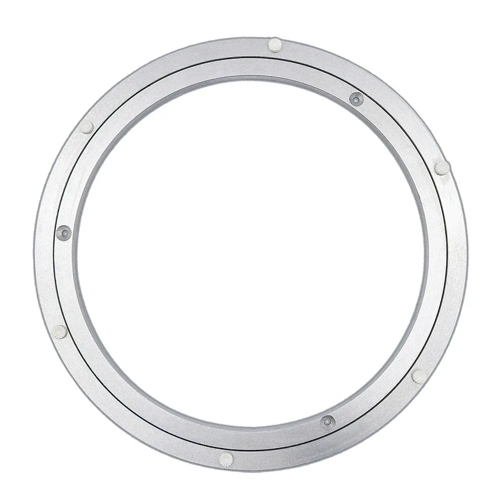 8 Inch Aluminium Alloy Turntable Bearing Heavy Duty Rotating Swivel Base for Dining Tables Display Racks Sculptures Counter