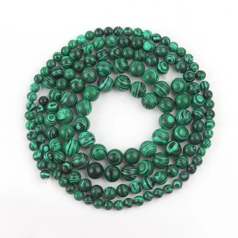 Natuursteen Afrikaanse Turkoois Ronde Losse Kralen 15 ''2 3 4 6 8 10 12mm Voor Sieraden Maken DIY armband Ketting Accessoires