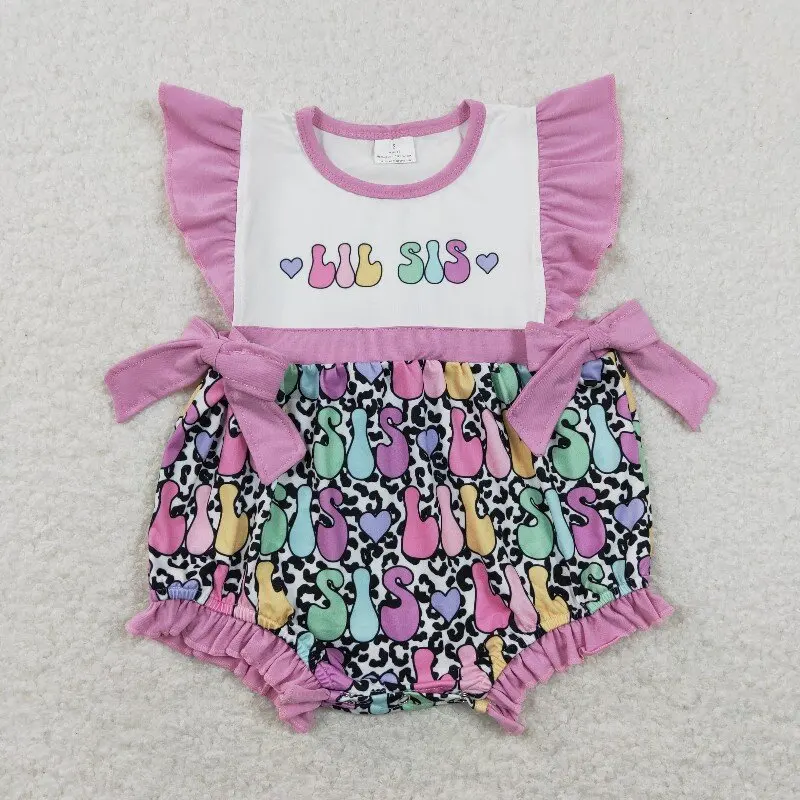 12.5y SR0867 بالجملة الصيف الفتيات ليل سيس رسالة الأرجواني مقوس دانتيل ليوبارد طباعة سترة رومبير