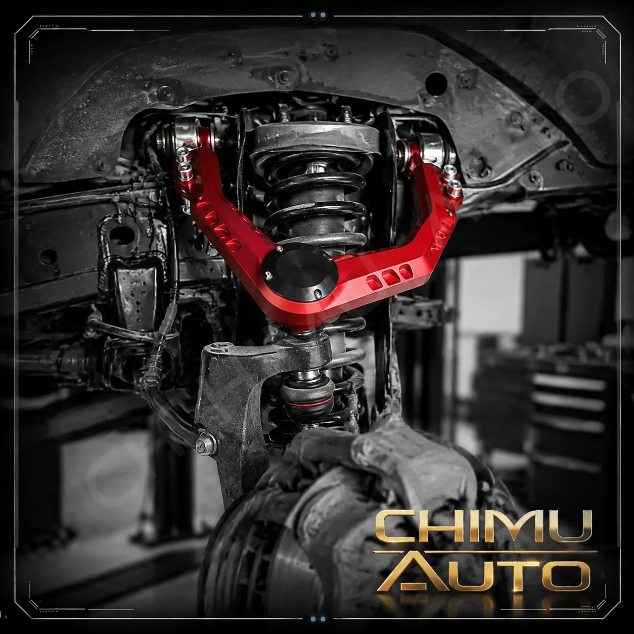 【CHIMU AUTO】1 Pair 2pcs Forged Front Upper Control Arm for Ford Ranger T6 T7 T8 Bronco Camber Correction Lift Kit