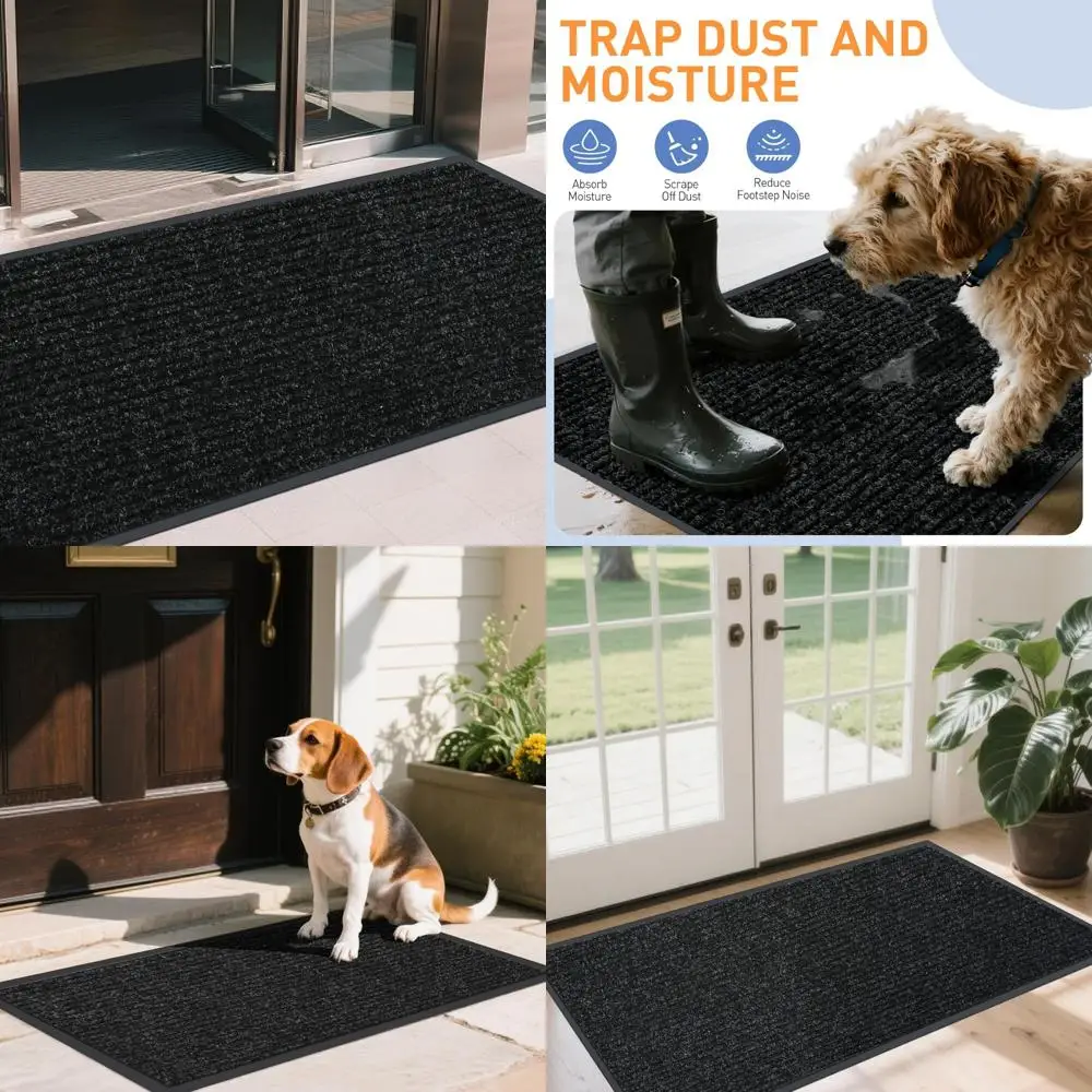 

Customizable 3ft x 15ft Non-Slip Indoor Outdoor Entrance Mat, Commercial Grade Easy to Clean Door Mat, Low Profile for Enhanced