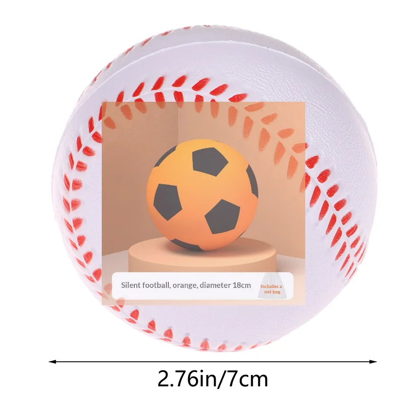 

[SH] 1 шт. Бейсбольный мяч 7 см для тренировок, ручной работы, белый, для фитнеса, детский, для мужчин, для командных игр