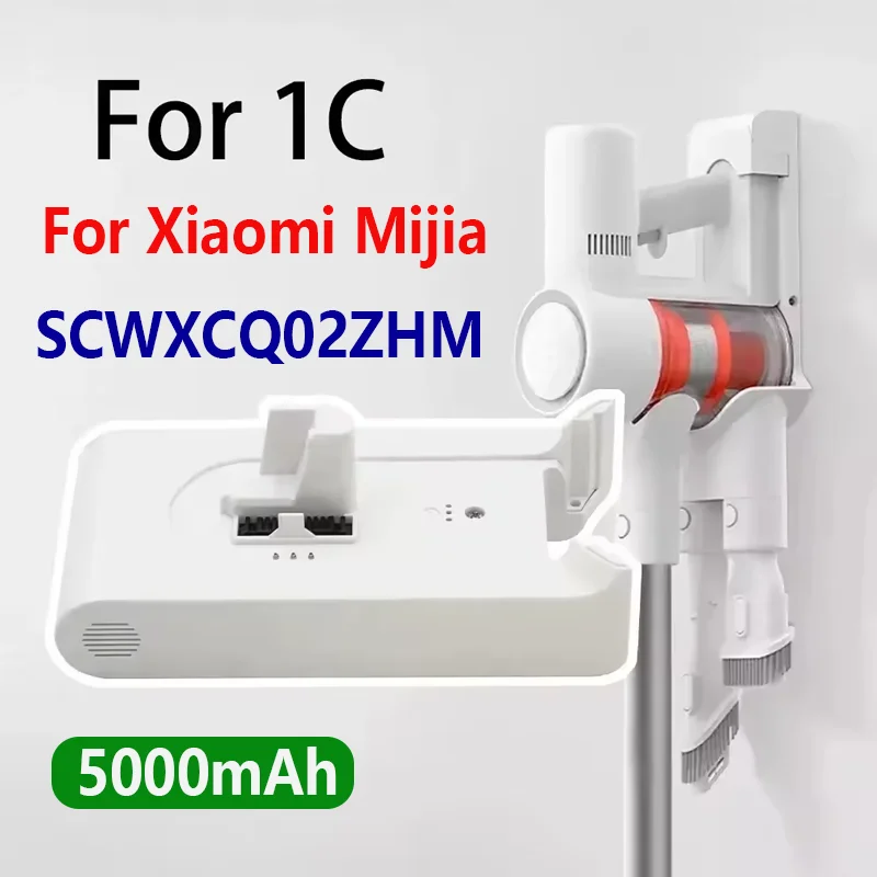 NEW 5000mAh Battery SCWXCQ02ZHM Replacement Battery 1C-P1916-SDI-25R For Xiaomi Mijia Handheld Wireless Vacuum Cleaner Lite 1C