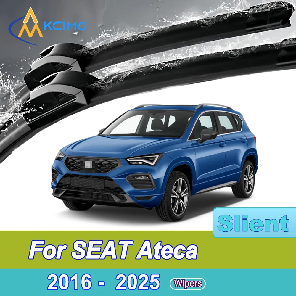 

2pcs Quiet Beam Wiper Blades for SEAT Ateca KH7 2016-2025 Cupra Ateca Silent Windshield Wipers with Quick Installation