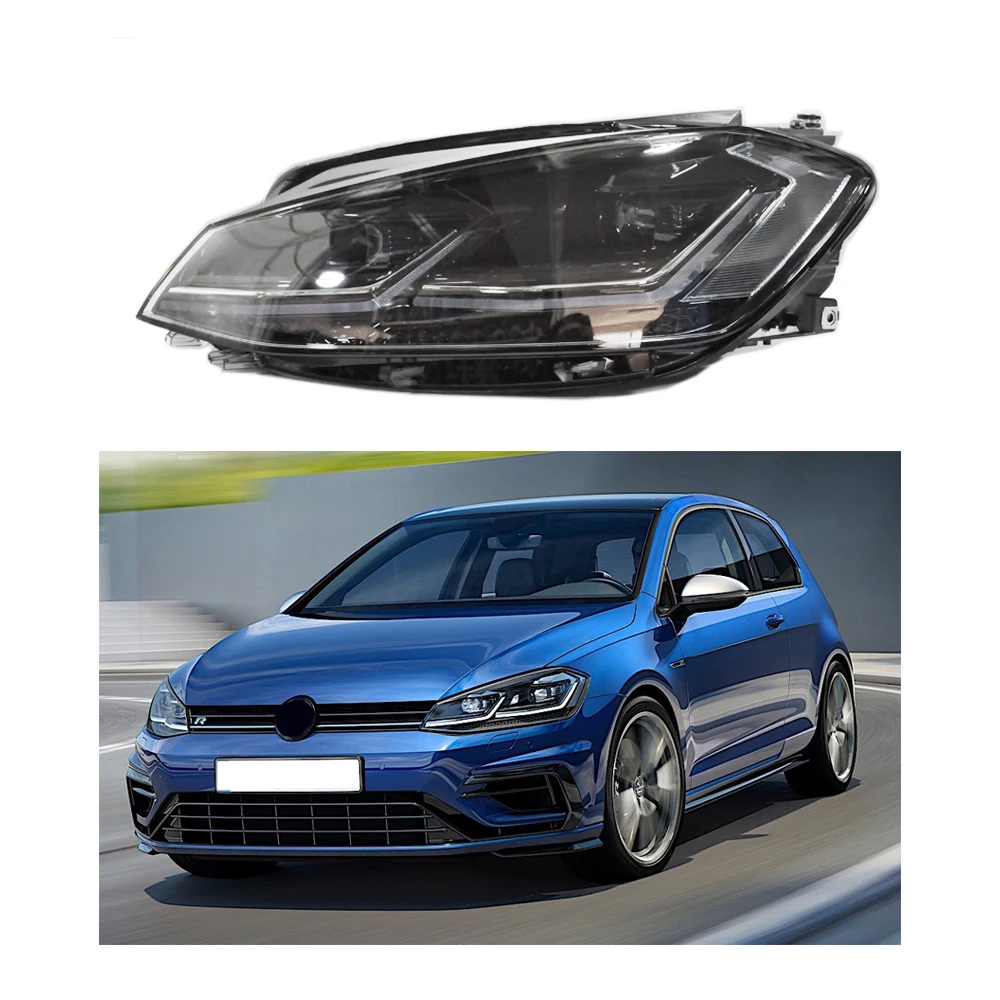 

Car accessories for VW For VW GOLF LED Head lamp blackened color Modified headlights assembly tuning spare parts
