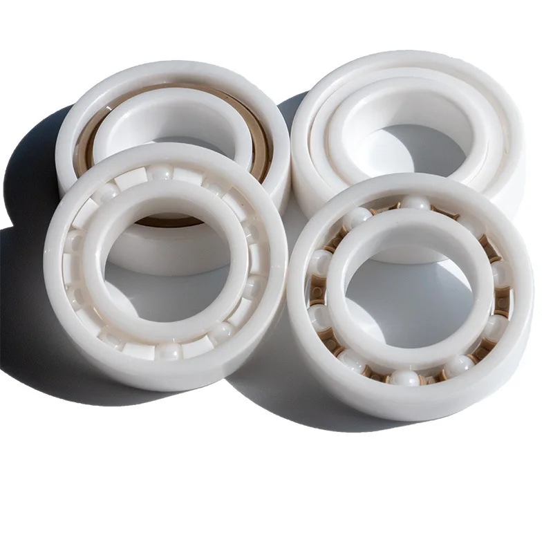 1pcs 608 6000 6001 6002 6003 6004 6005 6006 6007 6008 6009 6010 Zirconia With CageDouble Sided Sealed Full Ball Ceramic Bearing - Image 5