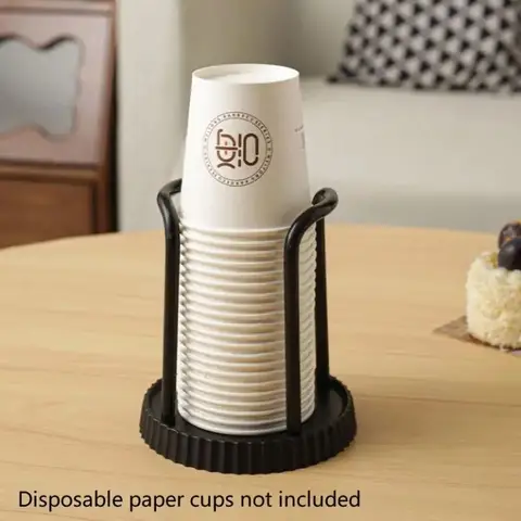 Multifunctional Desktop Cup Storage Rack Household Coffee Cup Holder Kitchen Paper Cup Holder Disposables Cups Picker For Home