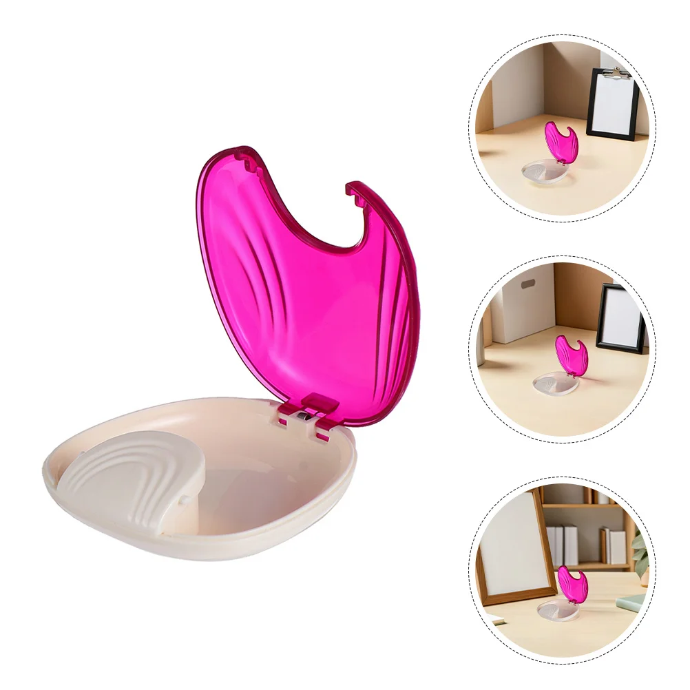 

2Pcs Transparent Retainer Case Seashell Shaped Portable Aligner Storage Box for Travel Dental Care Protection Tooth Holder