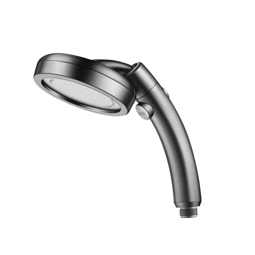 

Plastic High Pressure Shower Head with Stop Button Water-Efficient Rainfall Showerhead Adjustable Easy Install