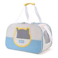 Cat Outgoing Travel Puppy Carrier Backpack Pet Bag Pet Supplies Large Capacity Breathable Portable Cat Backpack Foldable Dog Bag