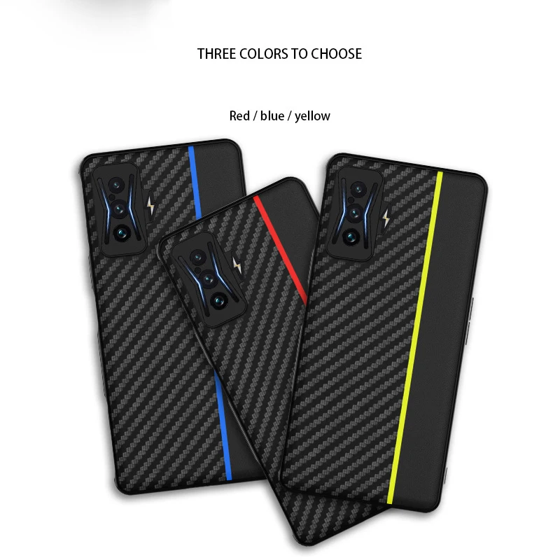 K50 Funda caso per Xiaomi Redmi K50 Gaming K50 Pro POCO F4 GT Ultra sottile fibra di carbonio giunzione Coque protezione custodia del telefono