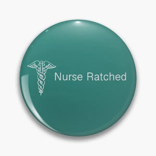 Medical Caduceus Symbol Nurse Ratched  Soft Button Pin Funny Gift Hat Metal Women Brooch Fashion Cute Badge Jewelry Collar