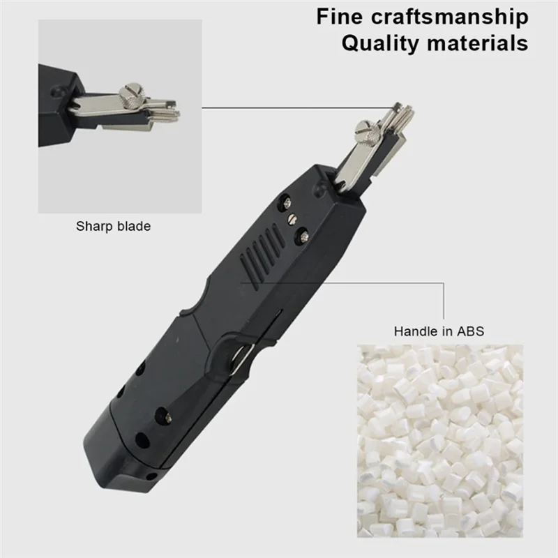 

Network Cable Drilling Tool Professional Replacement Ergonomic Ethernet Phone Line Wire Insertion Tool Easy To Use-AT64