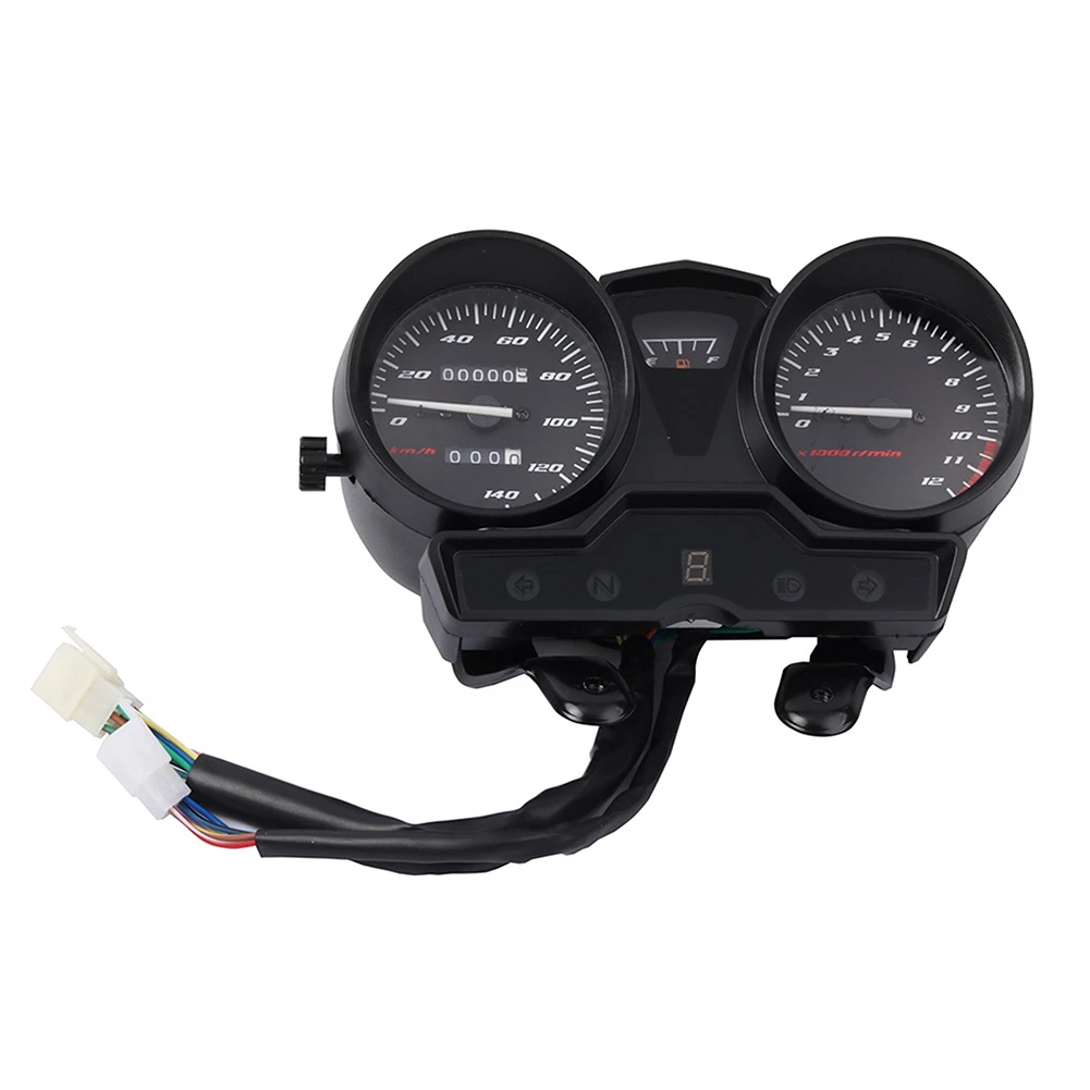 Dashboard Computer Instrument Assembly 12V Motorcycle Tachometer Speedometer For YBR 125 2005-2009