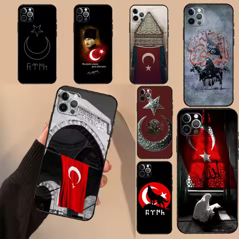 Turkey Turkish Flag Soft Case For Samsung Galaxy S25 S24 S23 S22 S21 Ultra S9 S10 Plus S23 FE S24 FE Phone Cover